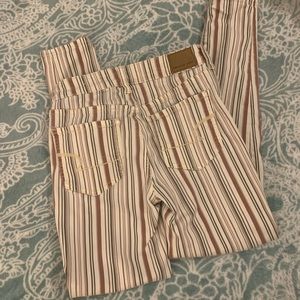 AE vertical striped high rise jegging